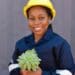 Green Grid Building by the Limpopo-based Molebogeng Motlanthe is an inspiring solution that converts shipping containers into low cost houses with off-grid utility system. Photo: Supplied/SAB Foundation