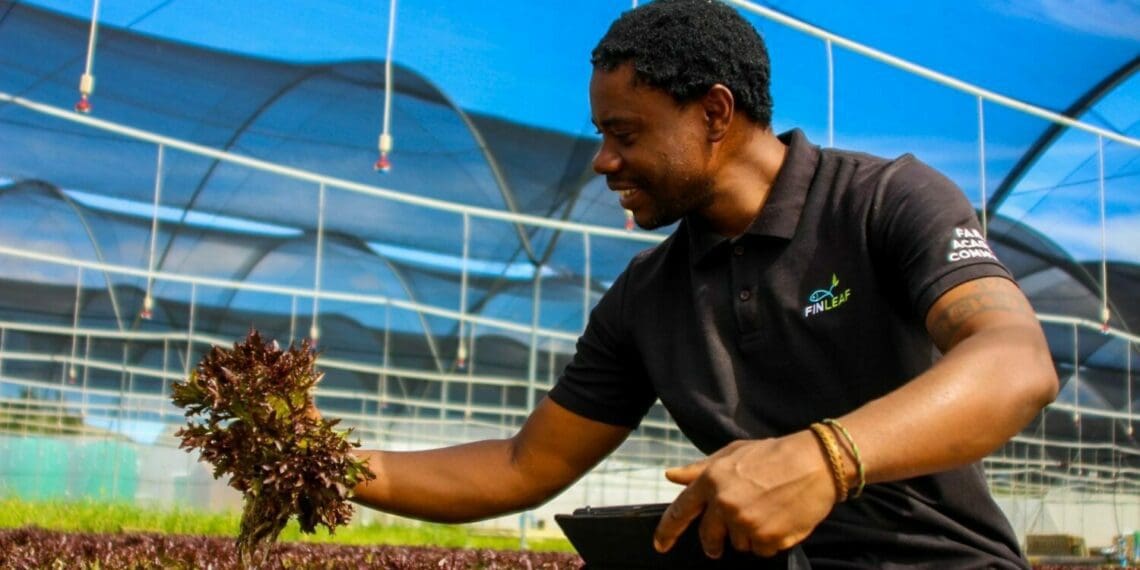 U-PJ usebe wumphathi wasepulazini i-Integrated Aquaculture eseHekpoort emngceleni waseGauteng naseNorth West iminyaka eyisikhombisa. Isithombe: Photo: Magnificent Mndebele