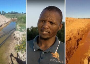 Giel Wilson farms with maize, wheat and lucerne in the Northern Cape. Due to waterlogging on his farm and failed government promises, he has not been able to farm for the past two years. Photos: Supplied/Food For Mzansi