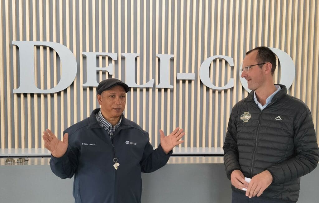 Minister Meyer and CEO Hendri Truter. Photo: Supplied/WCDoA