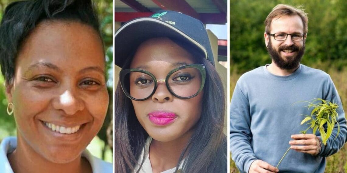 KwaZulu-Natal beekeeper, Mbali Ngcobo, Ipeleng Kwadi, cattle breeder from the North West, and Biologist and fly farmer Arne Verhoef in Eastern Cape are among the A-list speakers you can expect at the 2023 Mzansi Young Farmers Indaba. Photo: Supplied/Food For Mzansi
