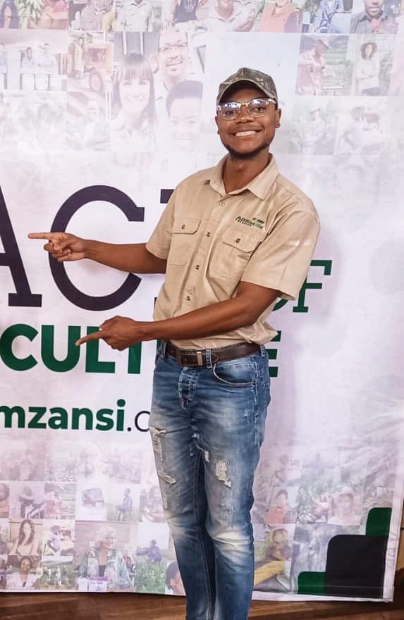 Gomolemo Phalatse, Gauteng farmer and lecturer at Agriskills Transfer. Photo: Supplied