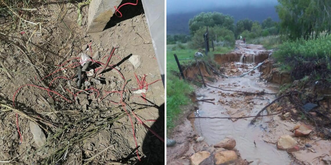 Cable thieves strike flood-hit farm communities