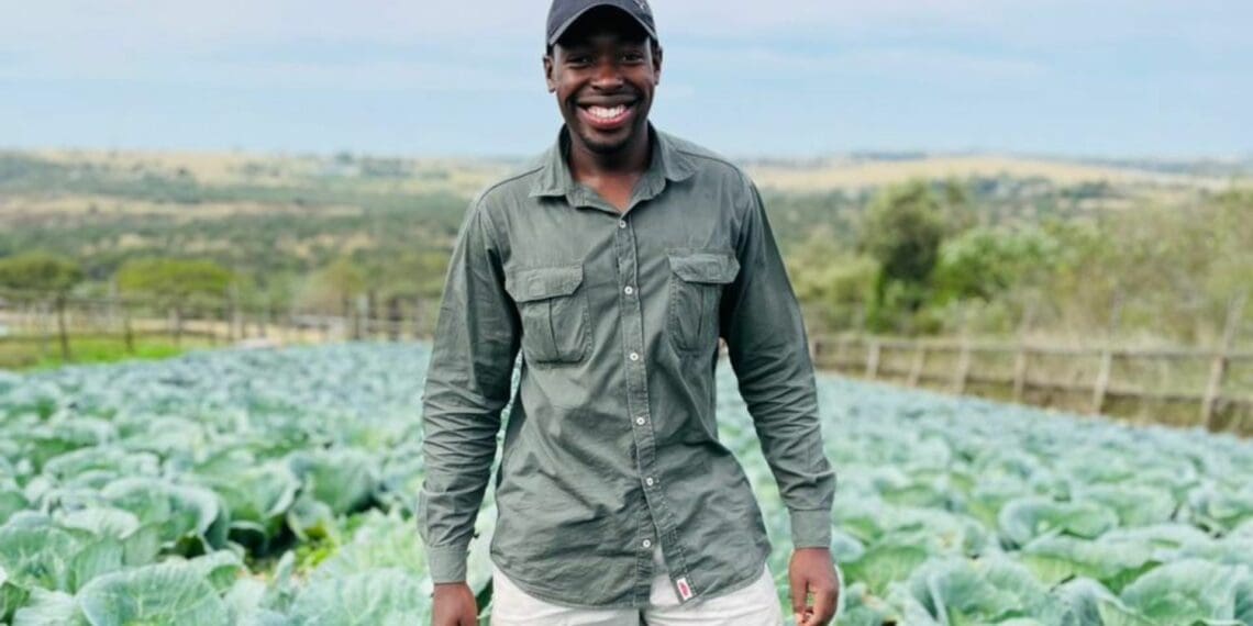 Crop and livestock farmer Minenhle Ngubane hopes to achieve his goal of being a large-scale farmer. Photo: Supplied/ Minenhle Ngubane