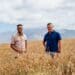 Duncan Masiwa (left), assistant editor at Food For Mzansi, embarks on his television journey as the host of “Farming with nature,” a show dedicated to conservation farming. Pictured with Masiwa is farmer CD du Toit. Photo: Food For Mzansi