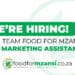 Vacancy: Marketing assistant at Food For Mzansi Group