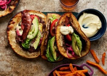 Blow your tastebuds away with this smokey aioli smash burger