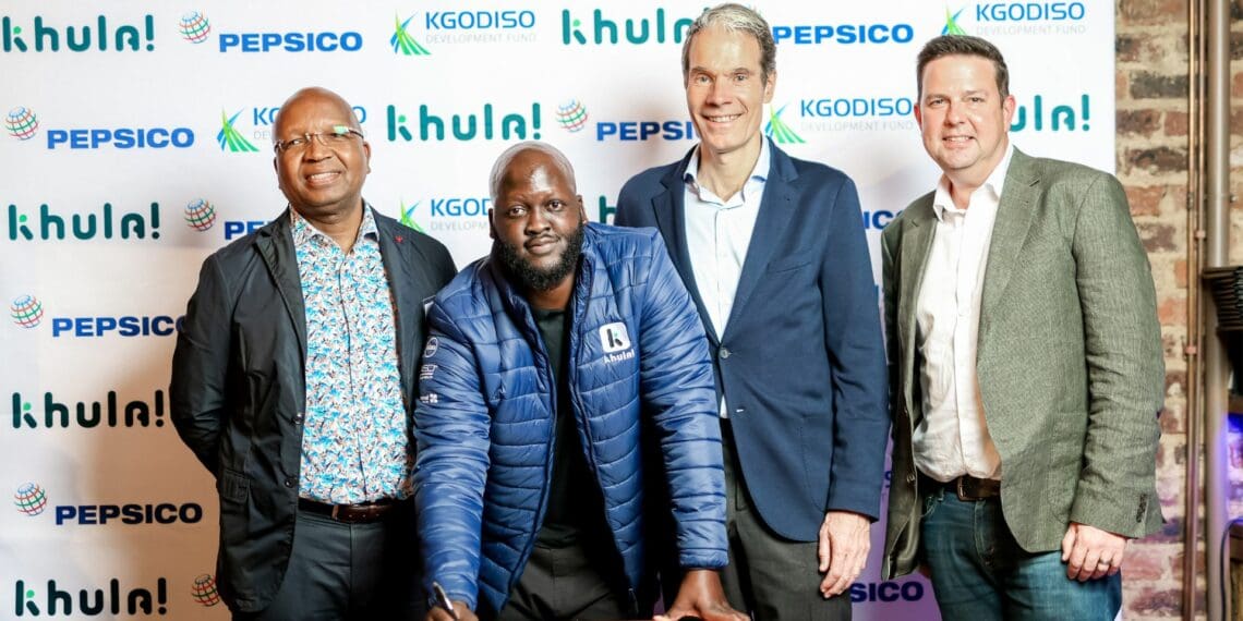 Representatives from Kgodiso Development Fund and Khula! celebrate their strategic partnership, aiming to empower emerging farmers in South Africa. Photo: Supplied/Food For Mzansi