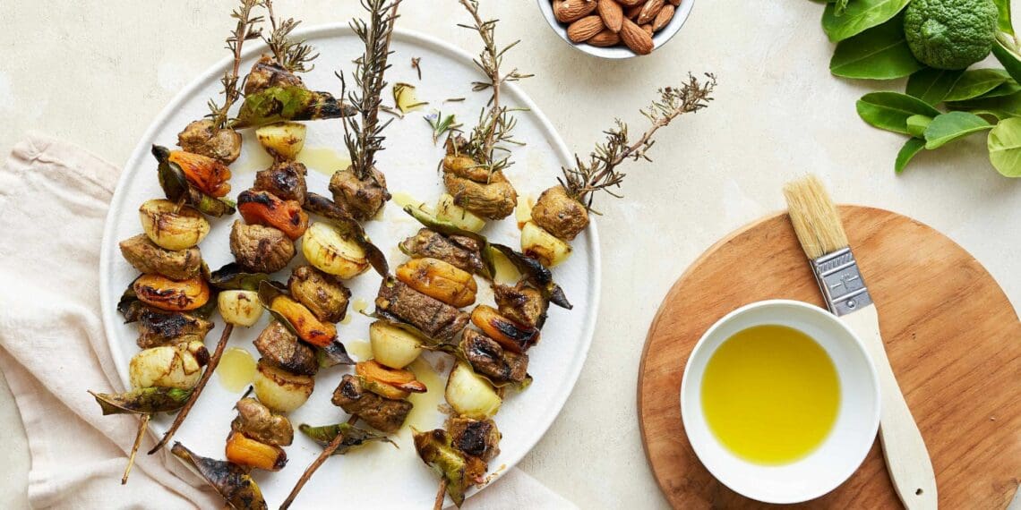 Bring the party to your plate with these fruity lamb sosaties