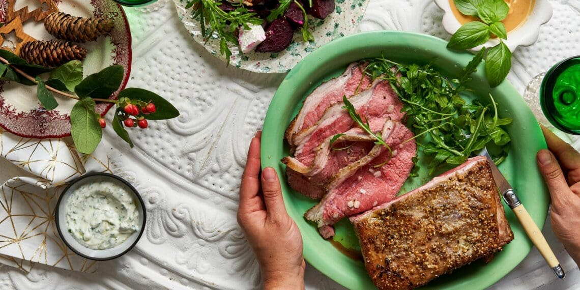 Feast on this beast of a roast sirloin, a cut above the rest