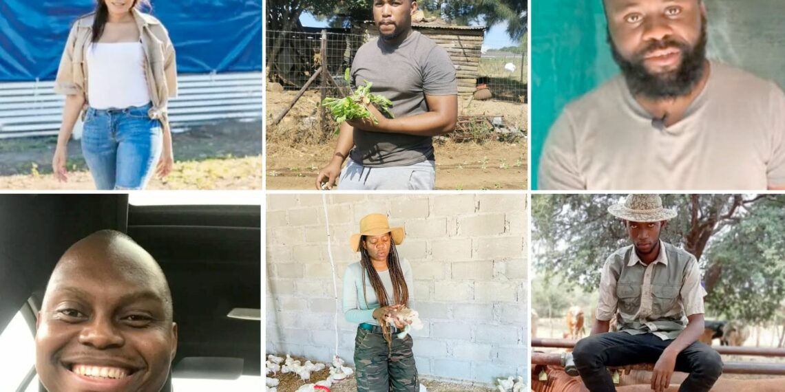 Farmers Vuyokazi Poppy, Andile Mkhize, Mphoke Makwala, Mpendulo Mbatha, Vicky Mhlanga, and Khanyisile Plaatjie. Photo: Supplied/Food For Mzansi