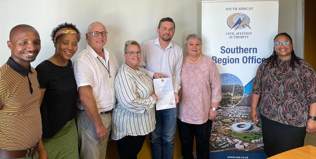 Dr Ilse Trautmann, deputy director general at the Agricultural Research and Regulatory Services (second from the right), with the agriculture department and SACAA officials. Photo: WCDOA