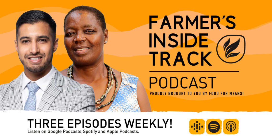 Uzair Essack, a fruit exporter and managing director at Riyp, and #SoilSista Tlakale Mphahlele. Photo: Food For Mzansi