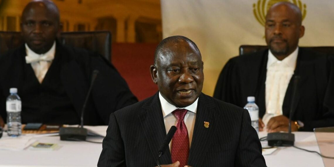 President Cyril Ramaphosa outlined his government's achievements over the last five years and assured South Africans that challenges will be addressed. Photo: Presidency