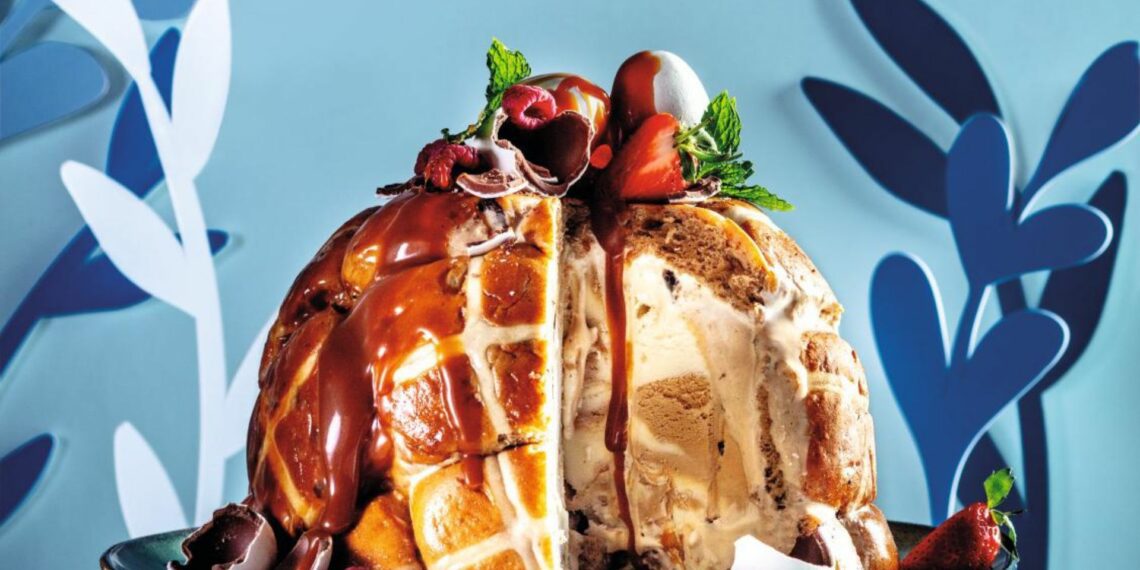 Savour the sweetness of Easter with our hot cross bombe recipe, a stunning dessert that’s as delightful to the eyes as it is to the palate. Photo: Supplied/Food For Mzansi