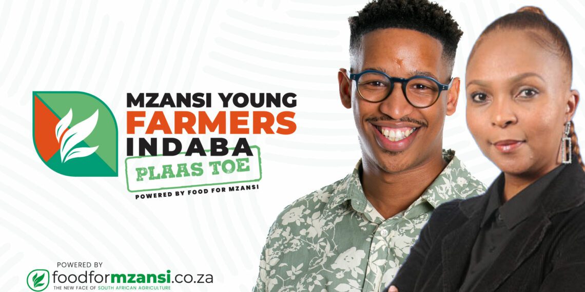 SAfm radio presenter and agripreneur Asanda Beda joins Duncan Masiwa, TV presenter and assistant editor at Food For Mzansi, as co-host for the upcoming Mzansi Young Farmers Indaba. Photo: Supplied/Food For Mzansi