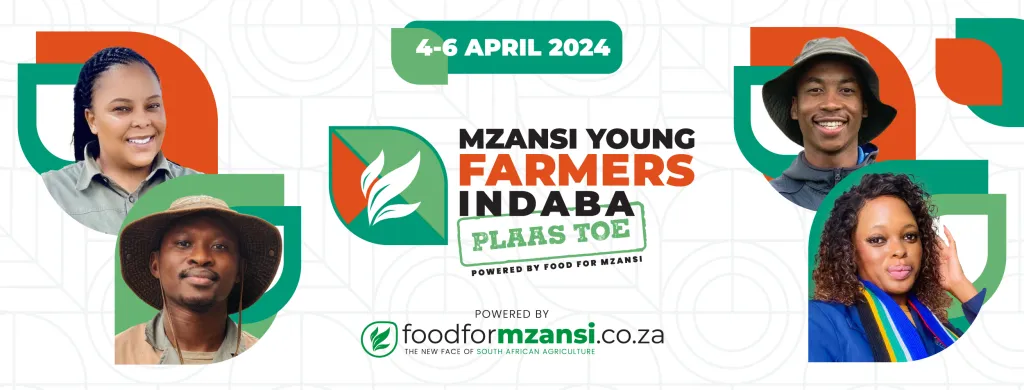 This week’s events include one livestock auction, a farmers market and the 2024 Mzansi Young Farmers Indaba. Photo: Supplied/Food For Mzansi