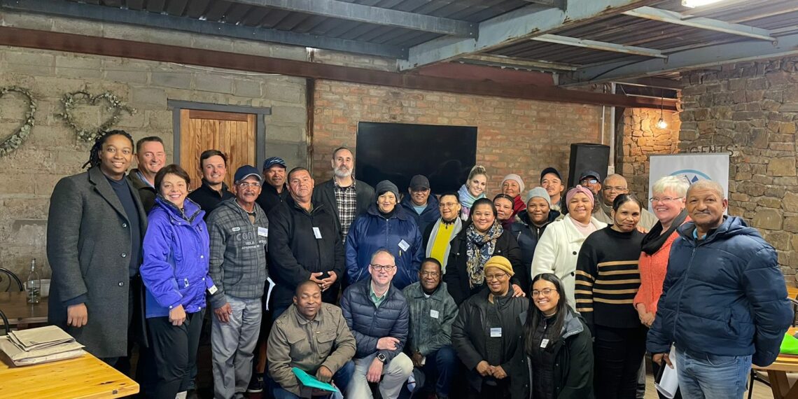 Attendees of the responsible leadership and mentorship training, held in partnership with the Stellenbosch University Business School. Photo: Supplied/Food For Mzansi
