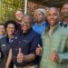 Excited faces all around! The Food For Mzansi team celebrates their five nominations in the 2024 African Digital Media Awards. From left to right: Meagan van der Vent, Raylentia Simmons, Gareth Davies, Tiisetso Manoko, Vateka Halile, Sindile Dudumashe, and Johnie Johnson. Photo: Ivor Price/Food For Mzansi