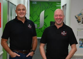 Joe Swart and Jonathan Kelsey, the founders of Joekels Tea Packers. Their vision and determination turned a garage operation into a leading South African tea company. Photo: Supplied/Joekels