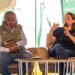 Food For Mzansi news editor Tiisetso Manoko and Dr Didi Claasen from Afrivet engaging in a panel discussion on livestock wellness at the 2024 Mzansi Young Farmers Indaba. Photo: Leon Barnardt/Food For Mzansi