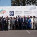 Ministers gather with FAO director-general QU Dongyu at the 33rd Session of the FAO Regional Ministerial Conference for Africa. Photo: FAO/Eduardo Soteras