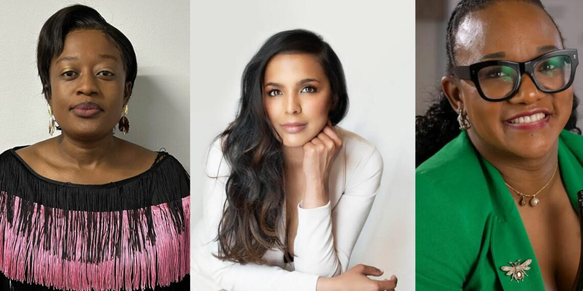 Dr Gabbey Gostina Malope, CEO of Toutele Agriculture College South Africa; Shandini Naidoo, founder of AvoPort; and Lesego Serolong Holzapfel, founder of Moedi Wines, emphasise the importance of private-public partnerships and advanced training programmes for women. Photo: Supplied/Food For Mzansi