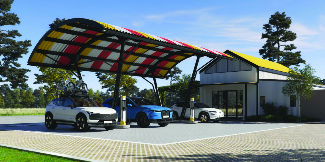 As climate change and load shedding challenge traditional farming, South African farmers could soon turn to off-grid solar-powered electric vehicle charging stations for financial stability. Photo: Supplied/Food For Mzansi