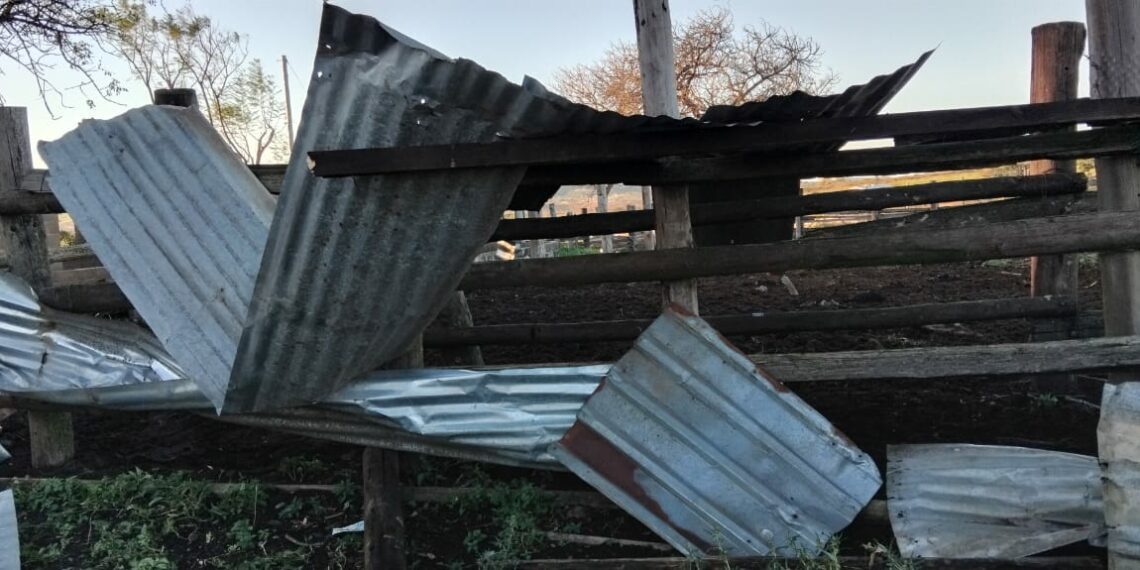 Some of the infrastructure on a KZN farm was damaged by heavy rains. Photo: Supplied/Food For Mzansi
