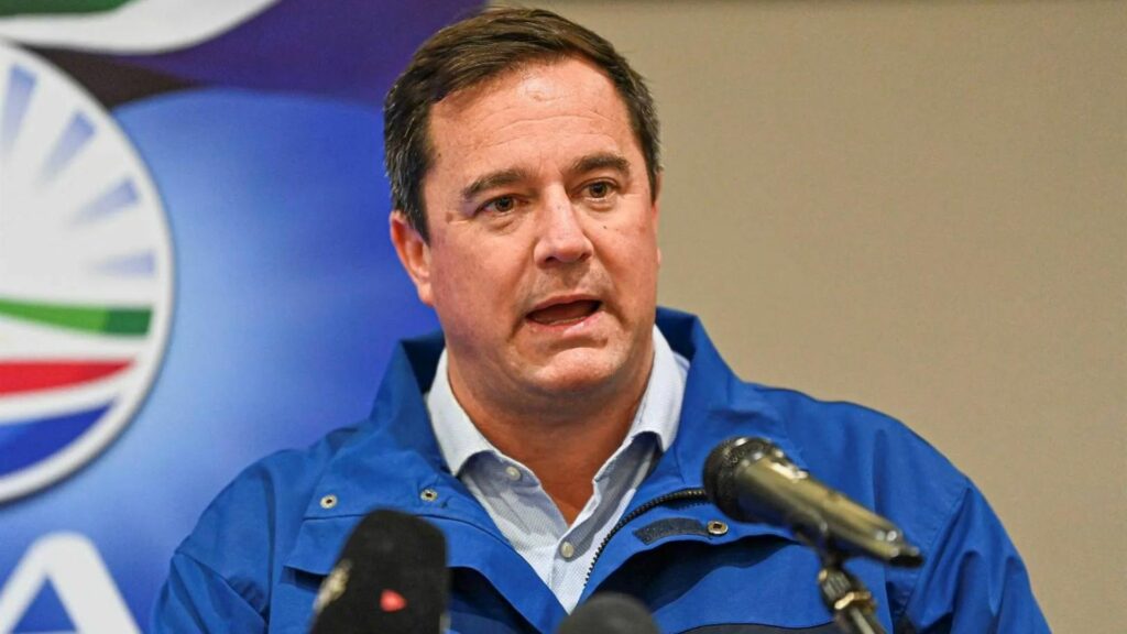 DA leader John Steenhuisen. Photo: Supplied/Food For Mzansi