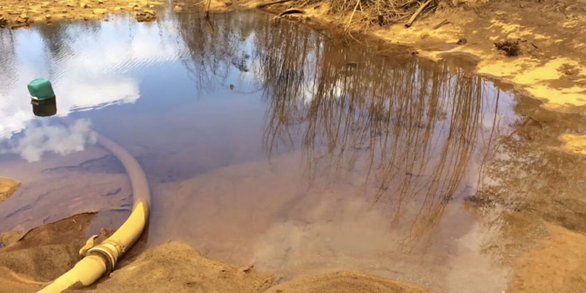 Acid Mine Drainage in Gauteng, South Africa, has polluted the water and soil in Soweto. Photo: Professor Craig Sheridan, University of the Witwatersrand/The Conversation