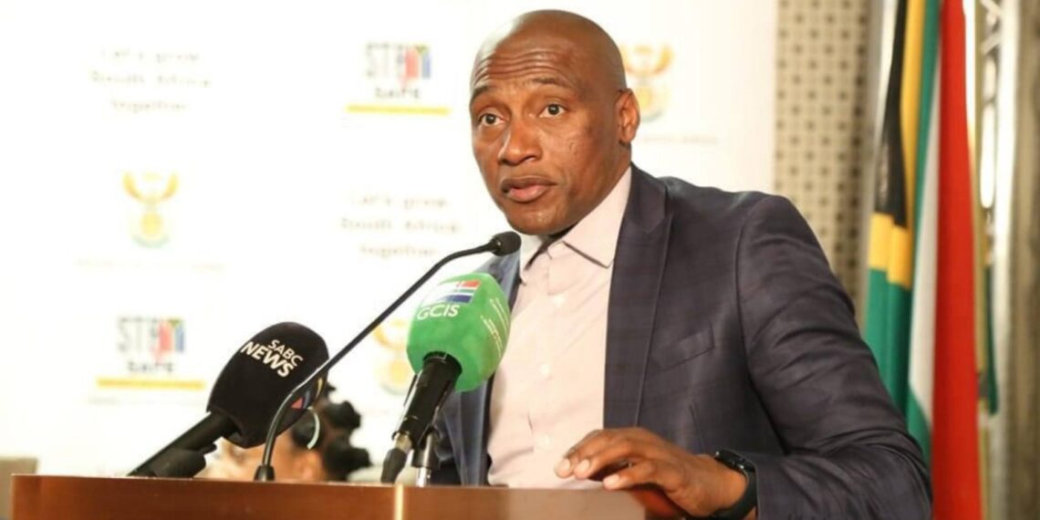 Reggie Ngcobo addresses members of the media, fostering transparency and communication in agriculture. Photo: Supplied/Food For Mzansi