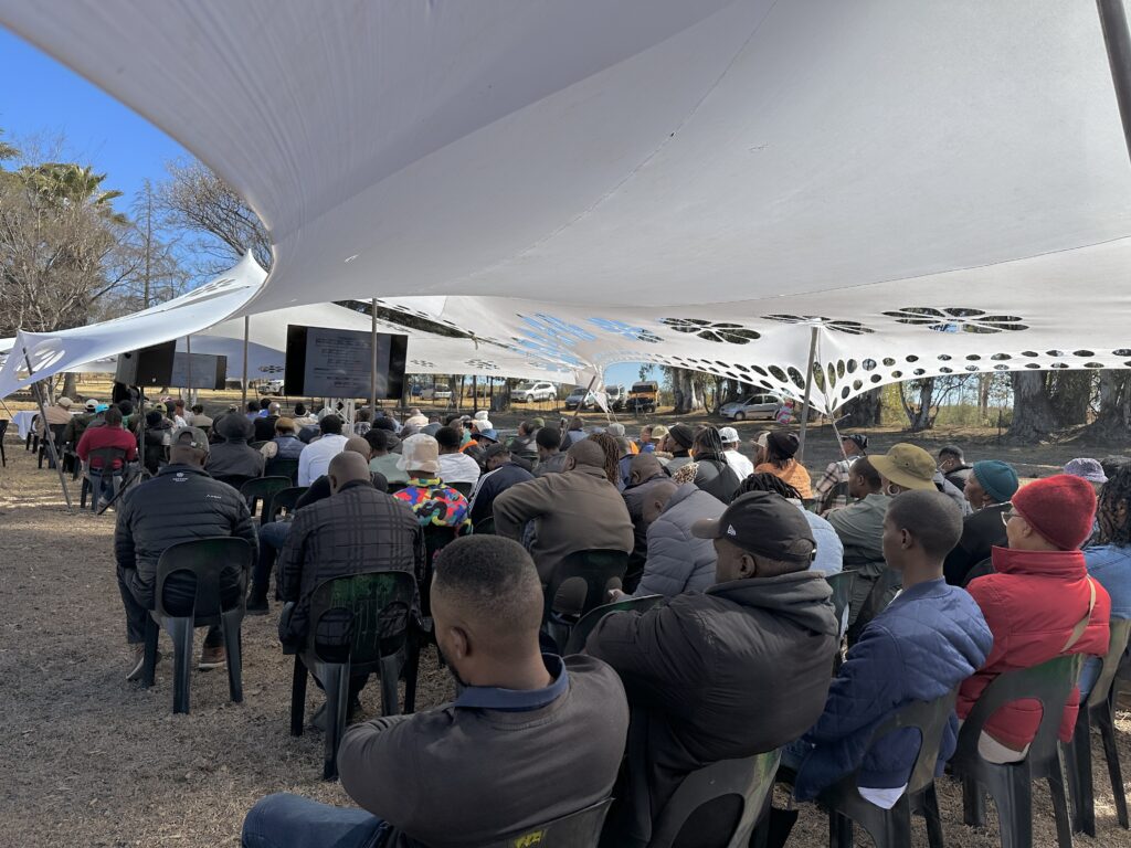 Farmers gathered at Food For Mzansi’s Gauteng farmers’ day, eager to absorb knowledge and enhance their farming techniques. Photo: Candice Khumalo/Food For Mzansi