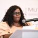 KwaZulu-Natal’s Thembeni Madlopha-Mthethwa, MEC for agriculture and rural development, addressing the EnergyWaterFoodClimate Nexus Summit. Photo: Supplied/Food For Mzansi