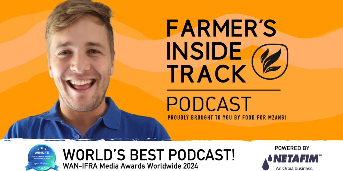 Hein van Graan, Netafim SA branch manager, discusses drip irrigation.
Photo: Food For Mzansi