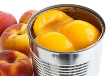 Canned peaches, a major export for South Africa’s deciduous fruit industry, contributed $47.6 million (around R870 million) to the total export value in 2021. Photo: Supplied/Food For Mzansi
