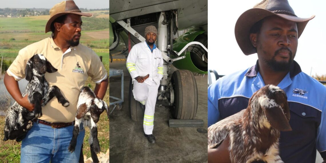 Successful goat farmer Sizwe Thusi founded the Ndlebenkomo Animal Husbandry Academy, a groundbreaking initiative in KwaZulu-Natal. Photo: Ndlebenkomo Academy