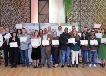 Gold medallists at the 2024 SA Olive Awards, including Darling Olives and De Rustica Estate, proudly showcase their exceptional Extra Virgin Olive Oils. Photo: Supplied/Food For Mzansi