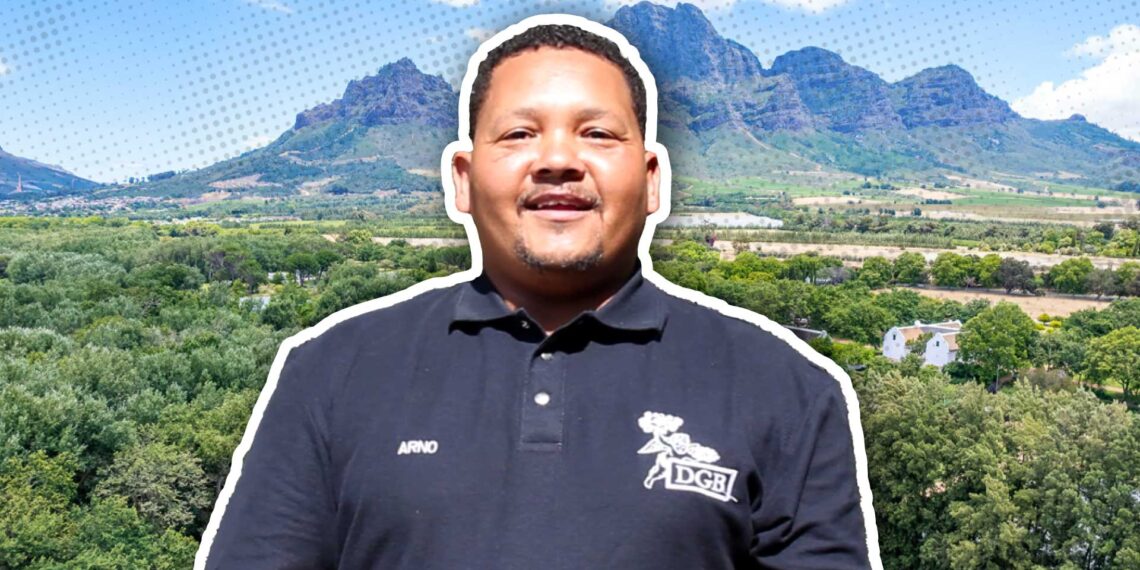 Arno du Toit is a forklift driver at DGB (Pty) Ltd. and participant in Agri’s Got Talent. Photo: Supplied/Food For Mzansi