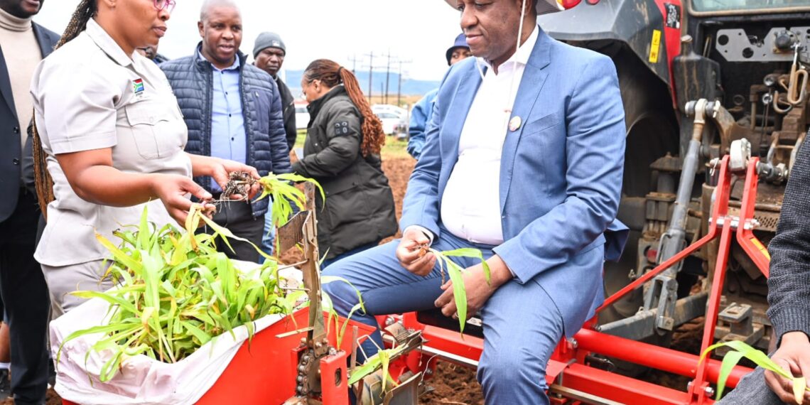 Premier Thamsanqa Ntuli addresses uMzinyathi residents, urging communities to revive dormant farmlands and contribute to a greener, food-secure KwaZulu-Natal. Photo: Supplied/Food For Mzansi