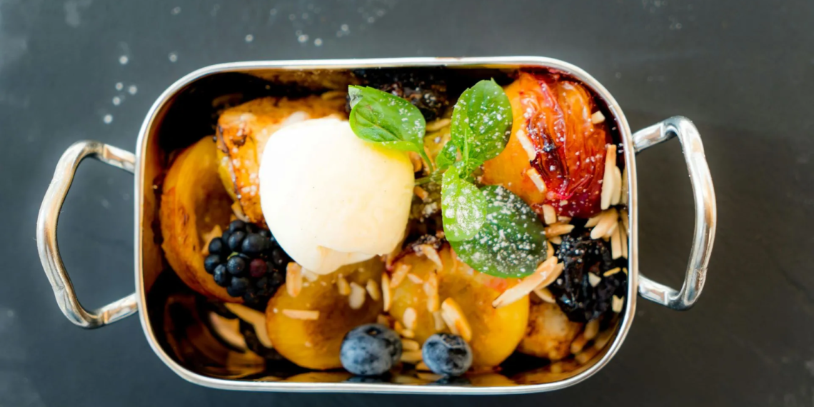 Peaches take centre stage this festive season with chef Asi Ndamase’s baked peach recipe. Photo: Pexels