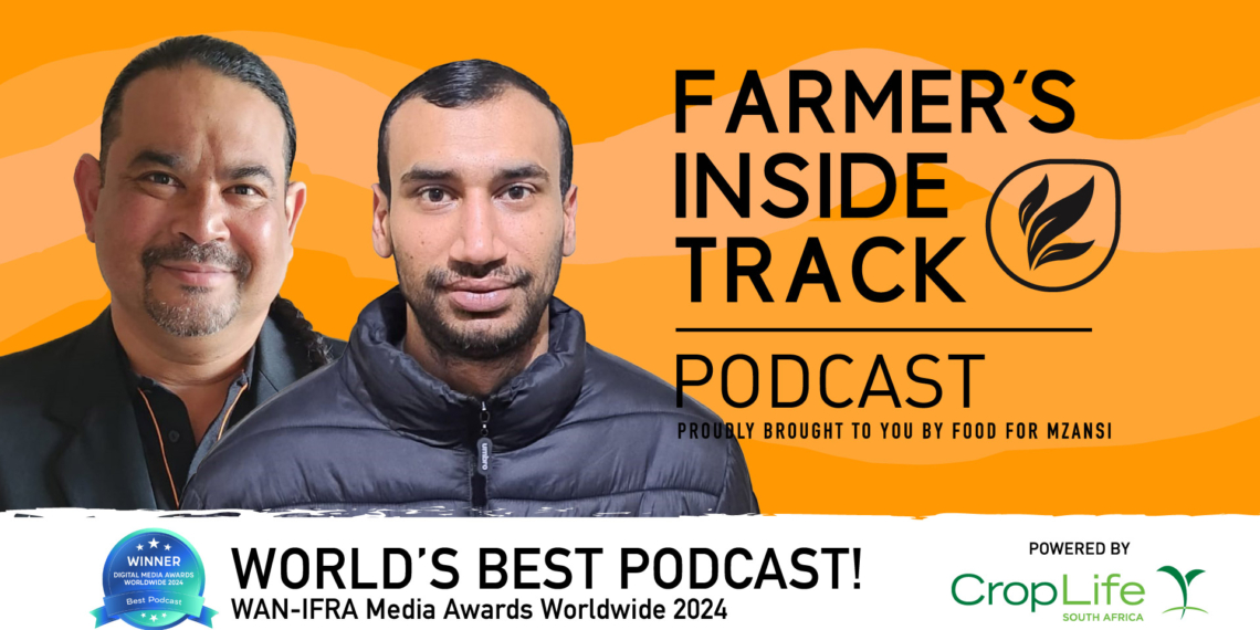 Hiresh Ramanand, stewardship specialist, and Quade Jam, compliance specialist at CropLife South Africa, discuss the regulations farmers need to adhere to when transporting agricultural chemicals. Image: Gareth Davies/Food For Mzansi