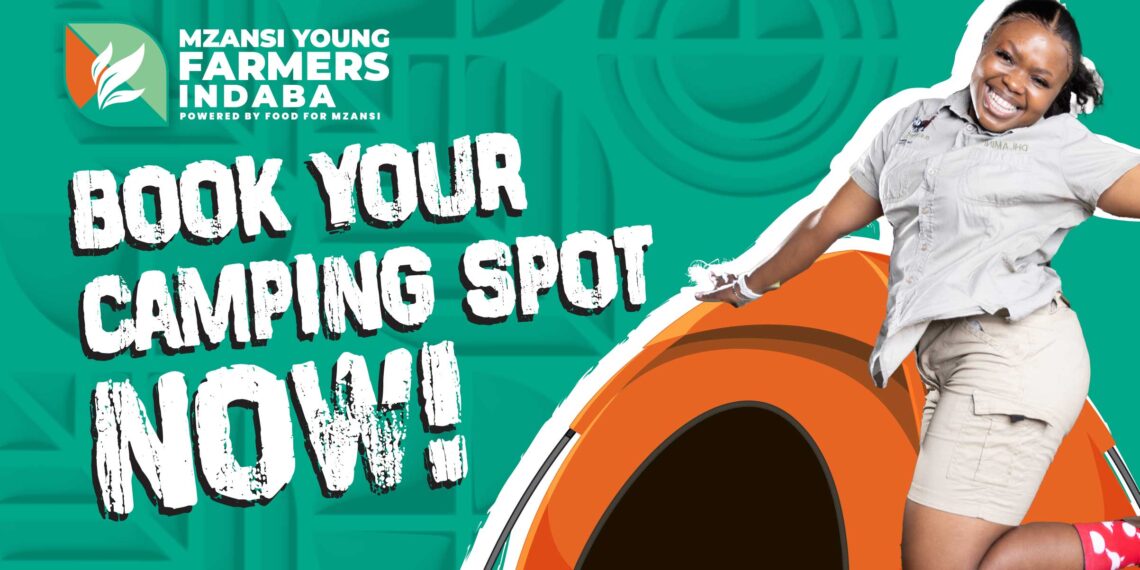 Got plans for the 2025 Mzansi Young Farmers Indaba? Get ready for an unforgettable camping adventure as Nature Nation Camp joins the Mzansi Young Farmers Indaba this year. Photo: Supplied/Food For Mzansi