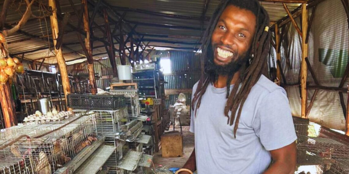Lekgomo Malatjie, the founder and CEO of My Big Little Farm, is turning his booming backyard quail venture into a commercial enterprise. Photo: Ndzalama Ngwenya