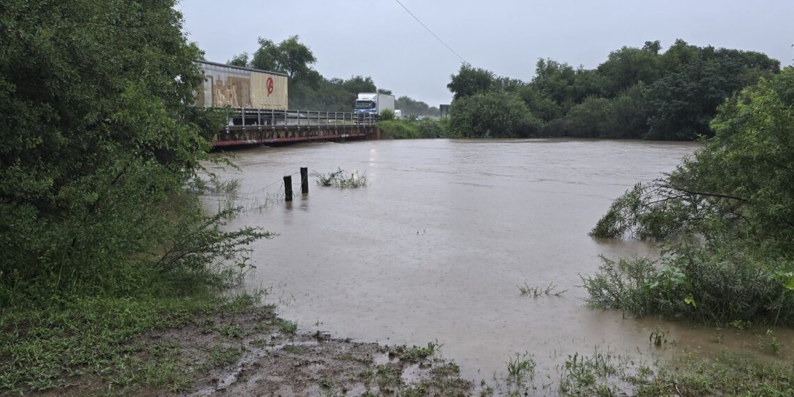 Some of the overflowing rivers caused by heavy rains. Photo: Supplied/Food For Mzansi