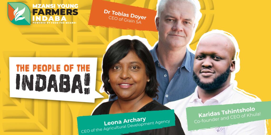 Leona Archary, CEO of the Agricultural Development Agency (Agda); Dr Tobias Doyer, CEO of Grain SA; and Karidas Tshintsholo, co-founder and CEO of Khula! will discuss how organised agriculture can bridge the divide for new-era farmers. Photo: Food For Mzansi