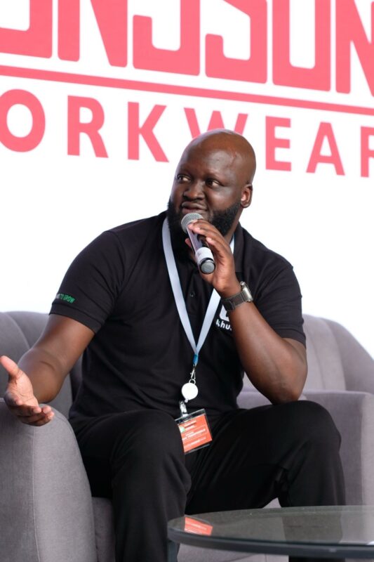 Karidas Tshintsholo, co-founder and CEO of Khula!, unpacks the power of agri-tech to bridge South Africa’s “two agricultures” during a high-level panel at the 2025 Mzansi Young Farmers Indaba. Photo: Food For Mzansi