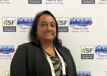 Dr Lukeshni Chetty, general manager of Sansor, representing South Africa at the 2025 World Seed Congress in Istanbul, where she advocates for science-based innovation in agriculture. Photo: Ivor Price/Food For Mzansi
