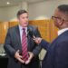 Agriculture minister John Steenhuisen addresses continental leaders at the CAADP Strategy launch in Johannesburg, pledging South Africa’s commitment to Africa’s agricultural transformation. Photo: Supplied/Food For Mzansi