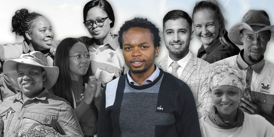 Malapane Thamaga, an agricultural economist, explains why young voices are missing from agricultural leadership structures. Photo: Gareth Davies/Food For Mzansi